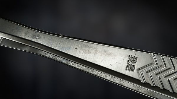 High-Quality 3D Model of Stainless Steel Tweezers