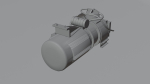 High-Quality 3D Model of Water Pump Motor