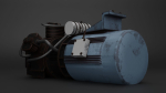 High-Quality 3D Model of Water Pump Motor