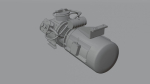 High-Quality 3D Model of Water Pump Motor