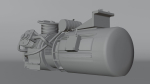 High-Quality 3D Model of Water Pump Motor