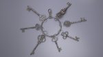 Historical Keys Ring Steel