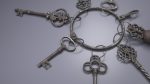 Historical Keys Ring Steel