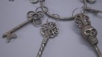 Historical Keys Ring Steel