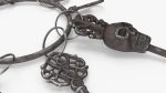 Historical Keys Ring Steel