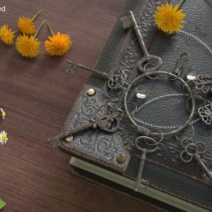 Historical Keys Ring Steel