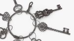 Historical Keys Ring Steel