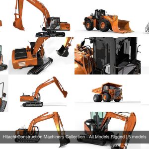 hitachi-construction-machinery-collection-all-models-rigged-3d-model-obj-3ds-fbx-c4d