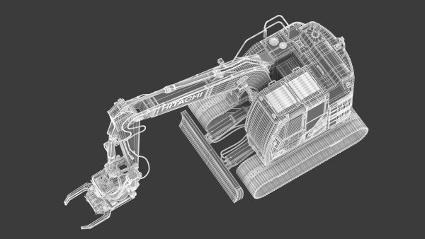 Hitachi zx135-7 With Custom Arm