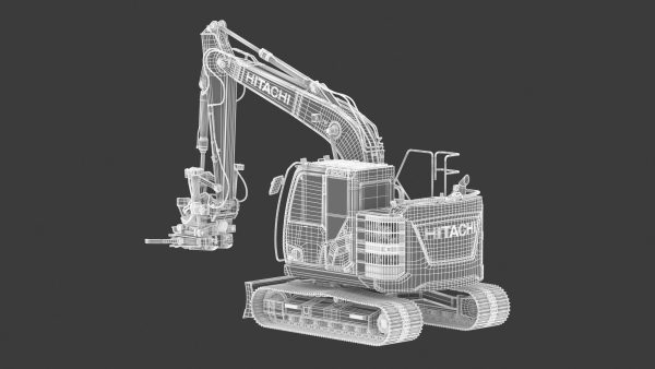 Hitachi zx135-7 With Custom Arm