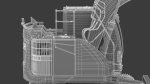 Hitachi zx135-7 With Custom Arm