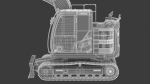 Hitachi zx135-7 With Custom Arm