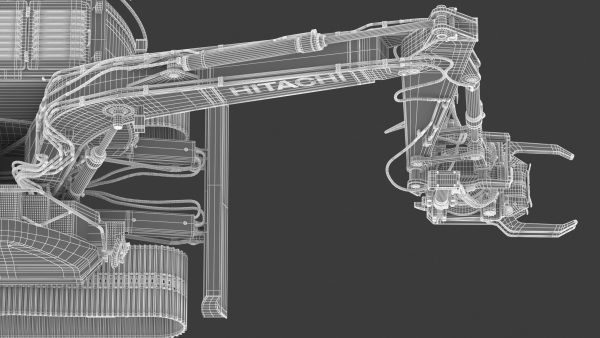 Hitachi zx135-7 With Custom Arm