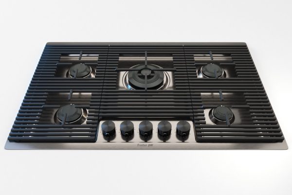 hob Milanello Gun Metal 5F-7682 006 - by Foster