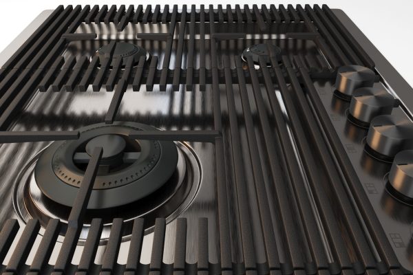 hob Milanello Gun Metal 5F-7682 006 - by Foster