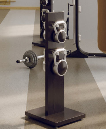 Hock Lova kettlebell rack