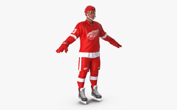 Hockey Player Detroit Red Wings