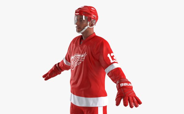 Hockey Player Detroit Red Wings