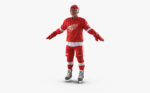 Hockey Player Detroit Red Wings