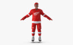Hockey Player Detroit Red Wings