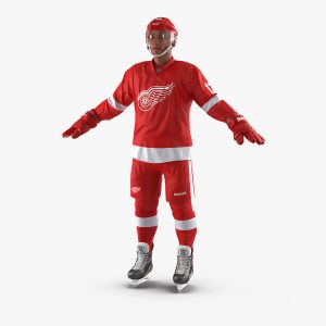 Hockey Player Detroit Red Wings
