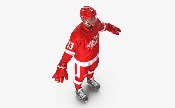 Hockey Player Detroit Red Wings