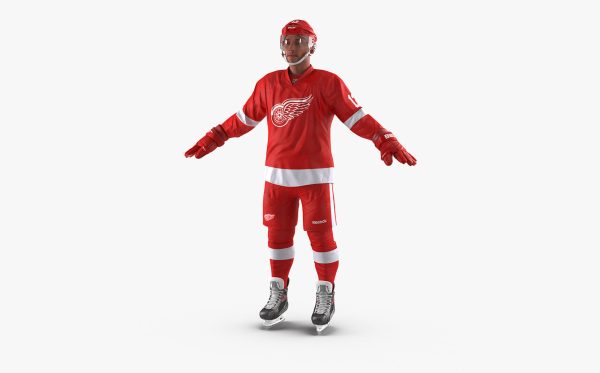 Hockey Player Detroit Red Wings