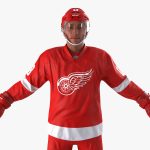 Hockey Player Detroit Red Wings