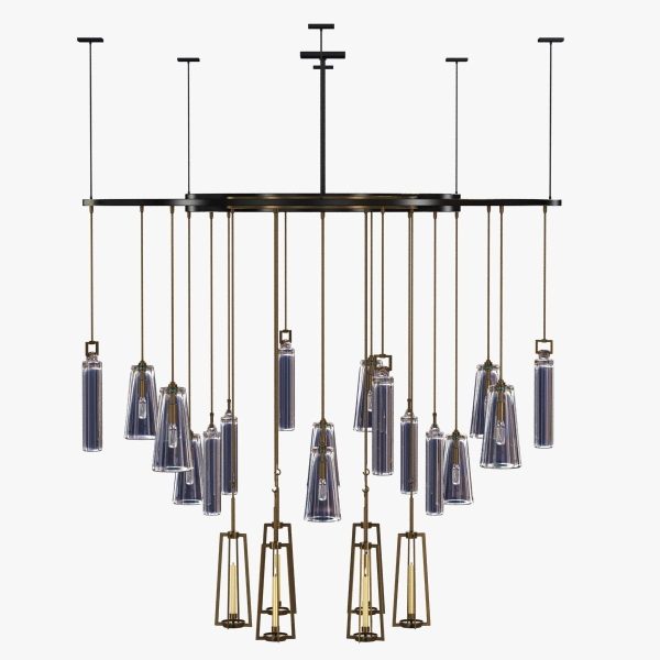 Holly Hunt CLOCK CHANDELIER