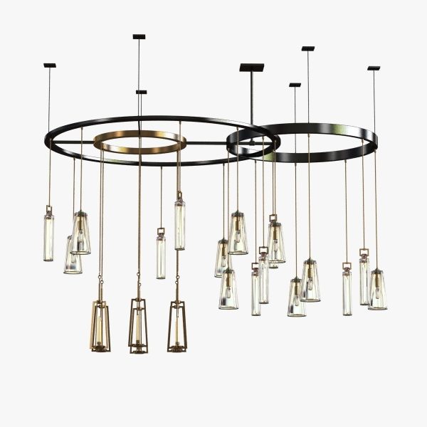 Holly Hunt CLOCK CHANDELIER