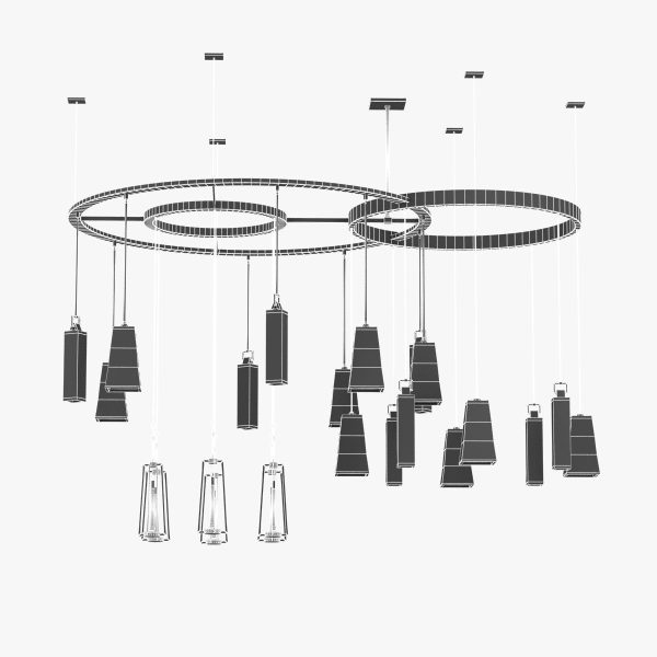 Holly Hunt CLOCK CHANDELIER