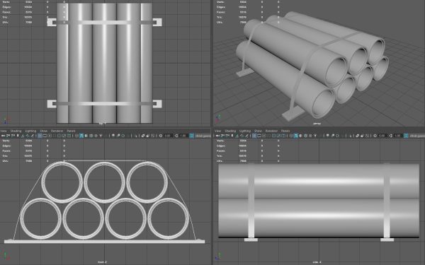 Hormigon tubes