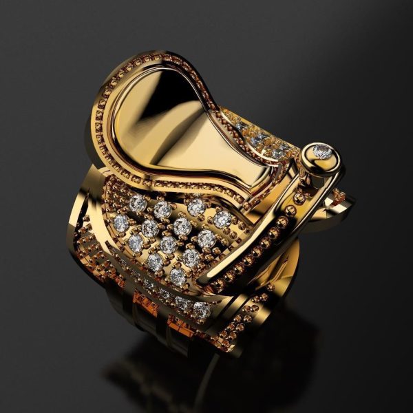 Horse Saddle Ring