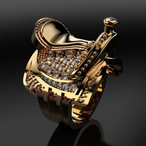 Horse Saddle Ring