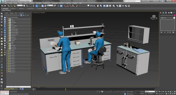 Hospital Laboratory - Scene 1