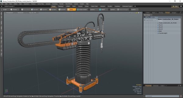 House Construction 3D Printer