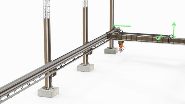 House Construction 3D Printer Generic Rigged