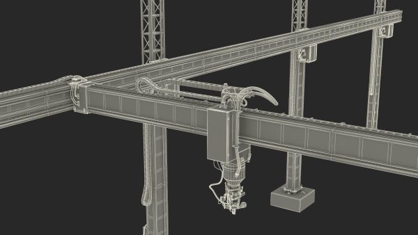 House Construction 3D Printer Generic Rigged