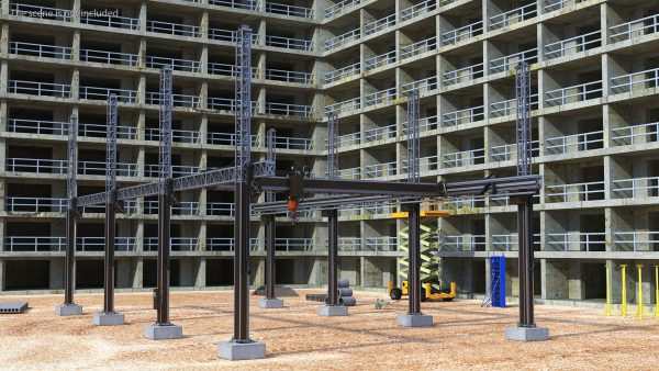 House Construction 3D Printer Generic Rigged