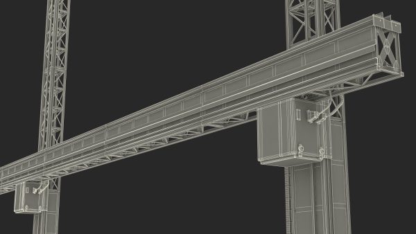 House Construction 3D Printer Generic Rigged