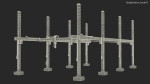 House Construction 3D Printer Generic Rigged