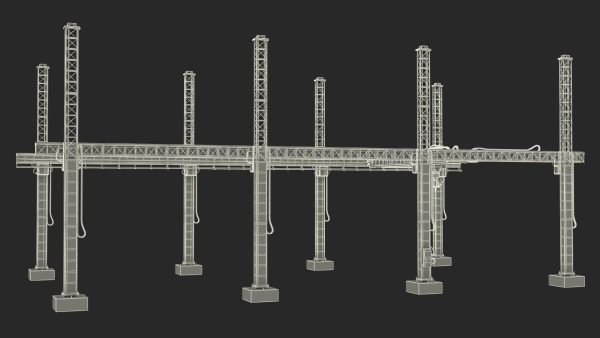 House Construction 3D Printer Generic Rigged