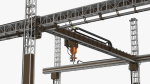 House Construction 3D Printer Generic Rigged