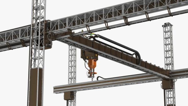 House Construction 3D Printer Generic Rigged
