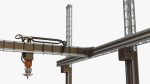 House Construction 3D Printer Generic Rigged