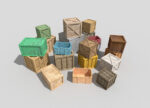 huge wooden crates pack