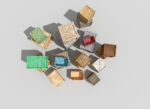 huge wooden crates pack