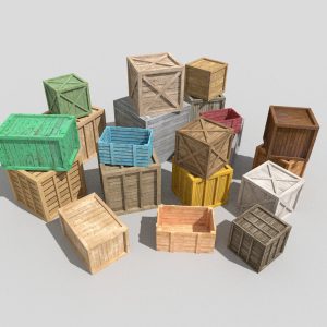 huge wooden crates pack