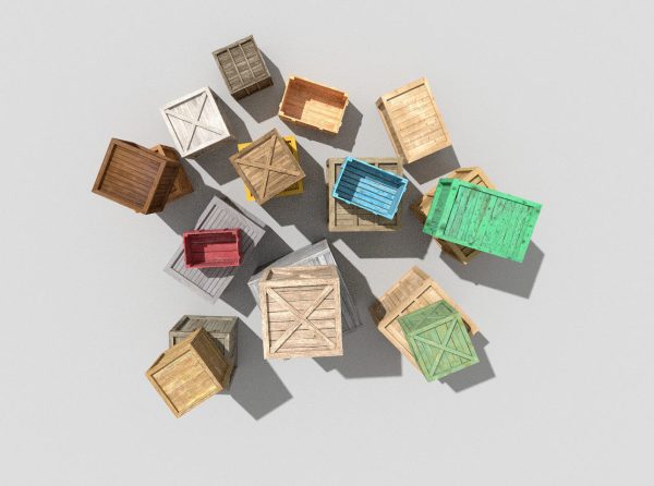 huge wooden crates pack