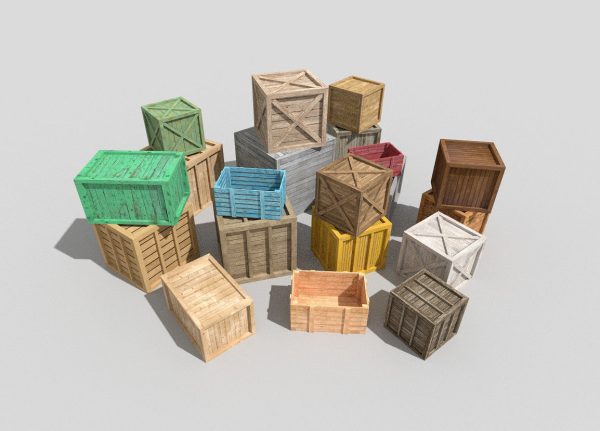 huge wooden crates pack